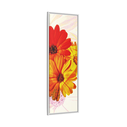 Collection Signature "FLORAL Numéro 19" sur Toile encadrée avec caisse américaine