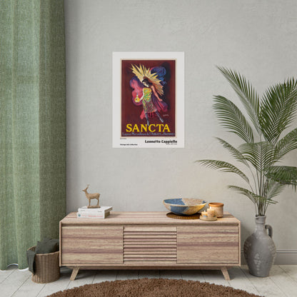 Sancta (1925) by Leonetto Cappiello / Affiche imprimée - Série Vintage Ads Collection
