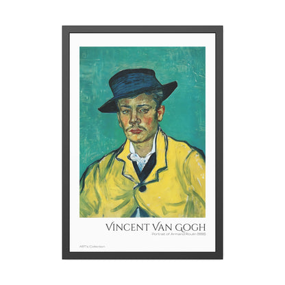 Portrait of Armand Roulin (1888)  by Vincent Van Gogh / Affiche Encadrée série ART's Collection