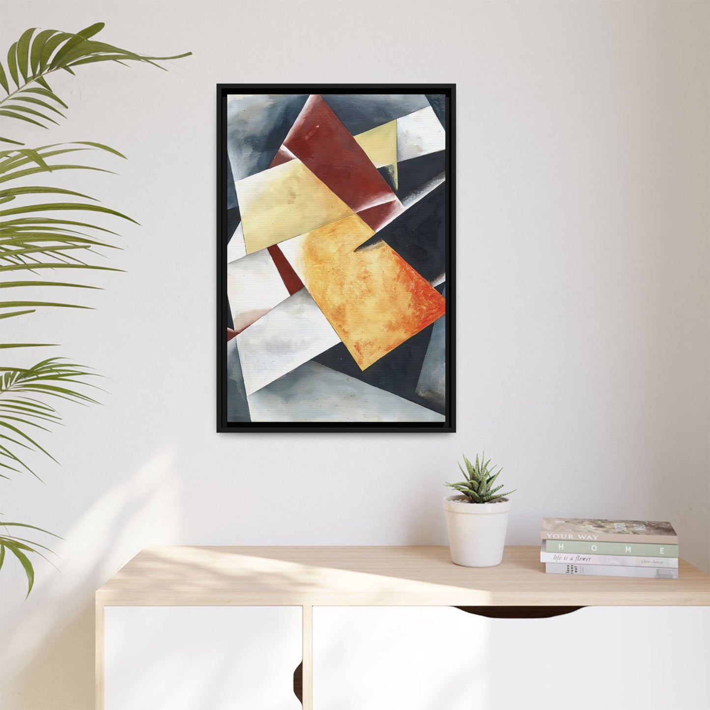 Painterly Architectonic (1919) by Lyubov Popova / Toile encadrée sur caisse américaine