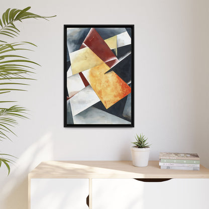 Painterly Architectonic (1919) by Lyubov Popova / Toile encadrée sur caisse américaine