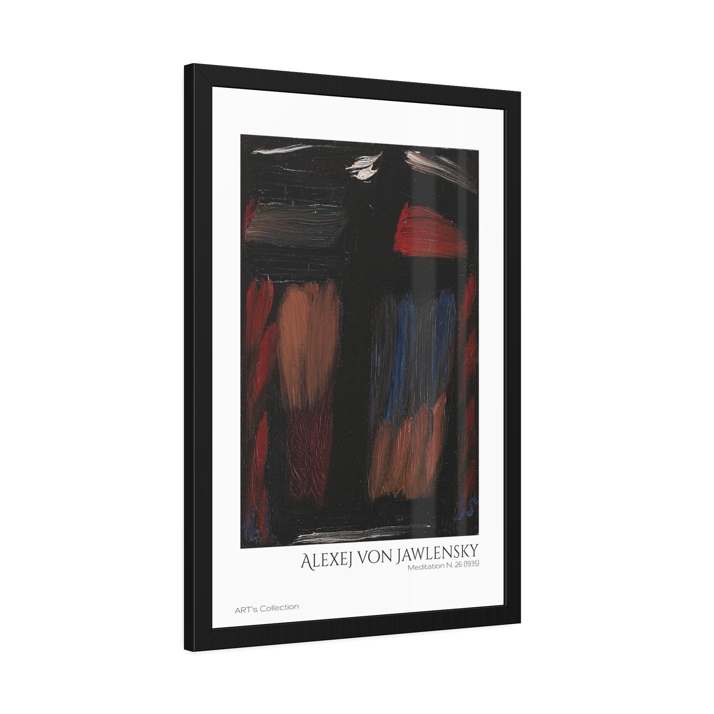 Meditation N. 26 (1935) by Alexej von Jawlensky  / Affiche Encadrée série ART's Collection