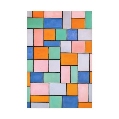 Composition in dissonances (1919) by Theo van Doesburg  / Reproduction Fine Art sur Toile / Epaisseur 3.2 cm - 1.25 inch
