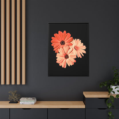 Collection Signature "FLORAL Numéro 6" sur Toile encadrée avec caisse américaine