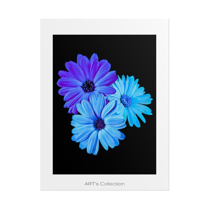 Collection Signature "FLORAL Numéro 2" sur Affiche imprimée - Série ART's Collection