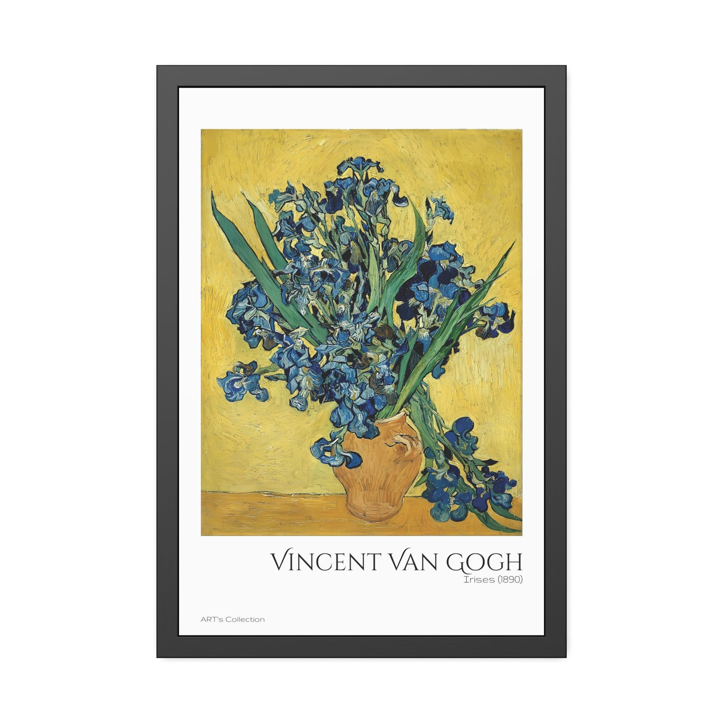 Irises (1890) by Vincent Van Gogh / Affiche Encadrée série ART's Collection