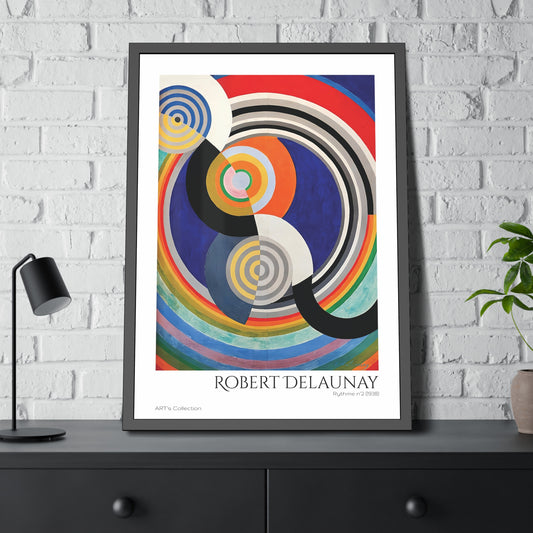 Rythme N.2 (1938) by Robert Delaunay / Affiche Encadrée série ART's Collection