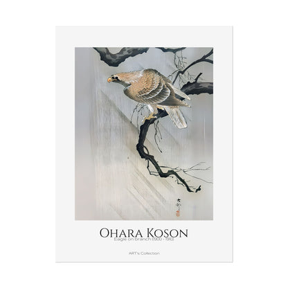 Eagle on branch (1900 - 1910) by Ohara Koson / Affiche imprimée - Série ART's Collection