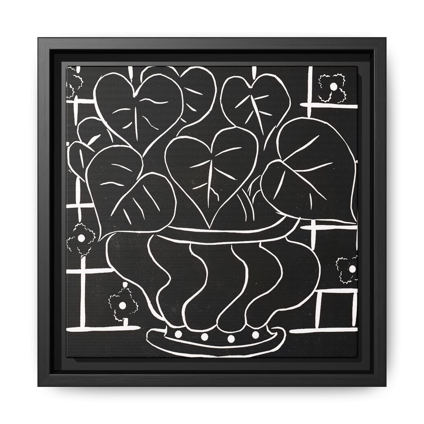 Corbeille de bégonias I (1938) by Henri Matisse / Toile encadrée sur caisse américaine