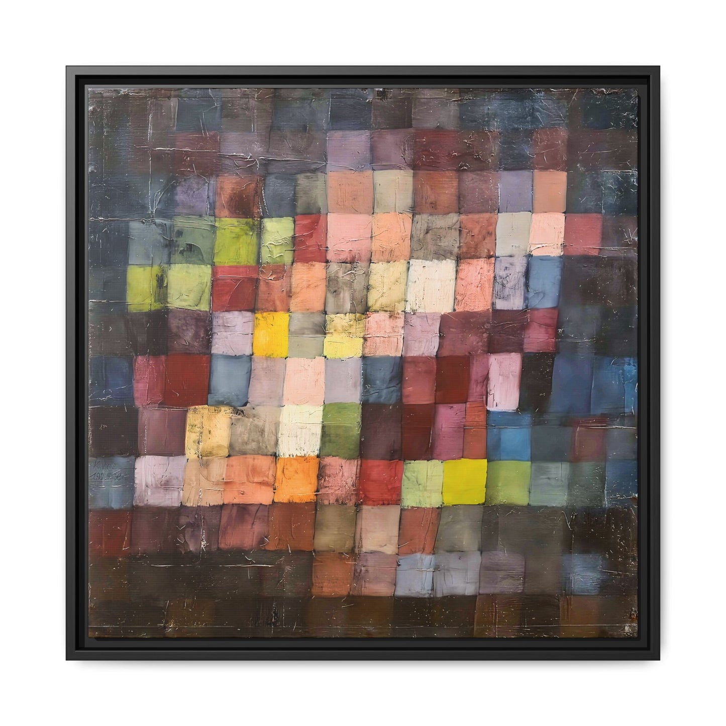 Ancient Sound (1925) by Paul Klee  / Toile encadrée sur caisse américaine