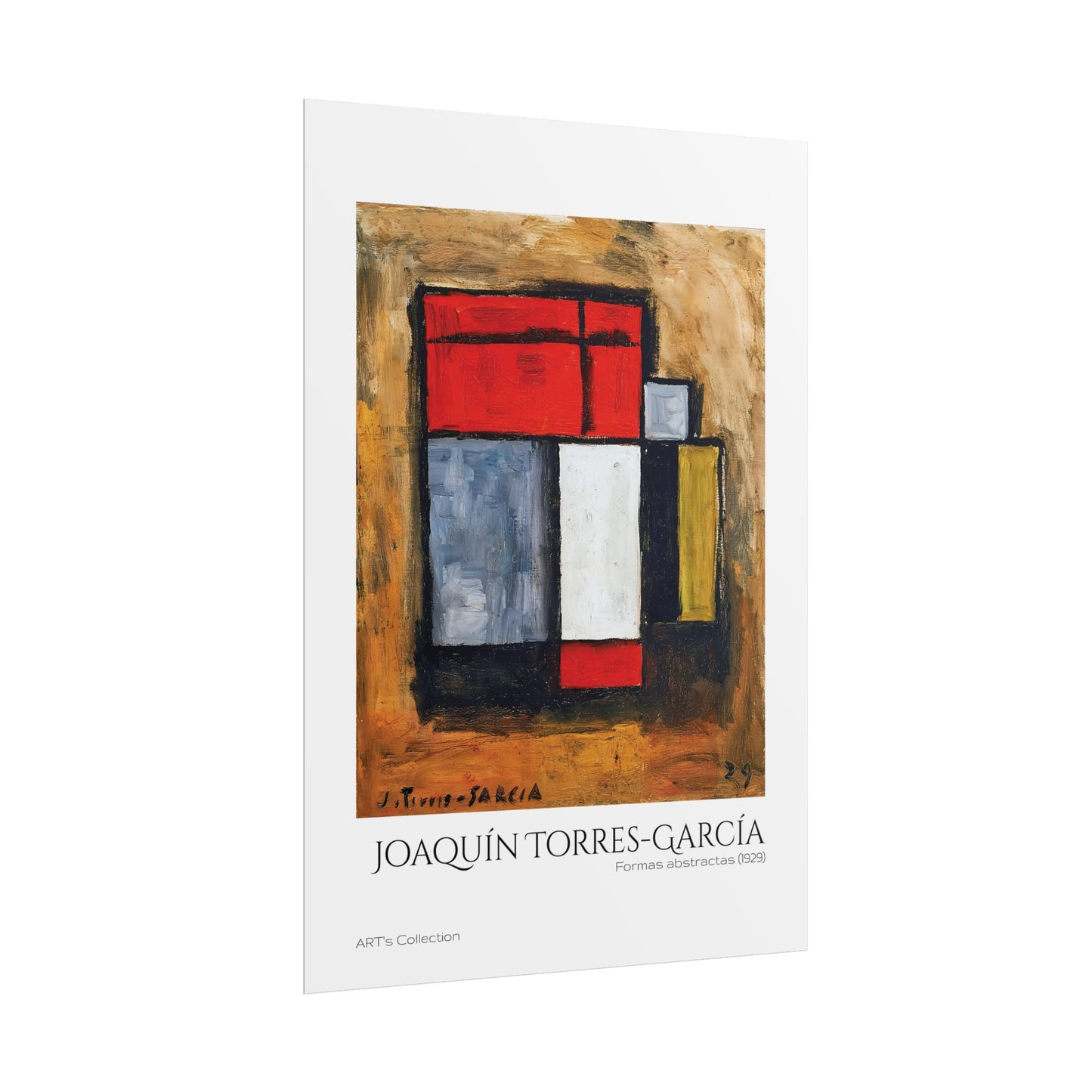 Formas abstractas (1929) by Joaquín Torres-García  / Affiche imprimée - Série ART's Collection