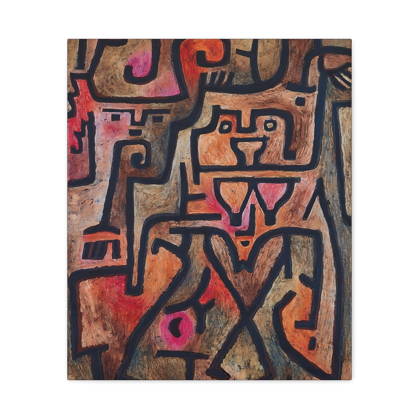 Forest Witches (1938) by Paul Klee / Reproduction Fine Art sur Toile / Epaisseur 3,2cm - 1'25 po