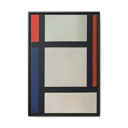 Contra-Composition (1927-28) by Theo van Doesburg  / Toile encadrée sur caisse américaine