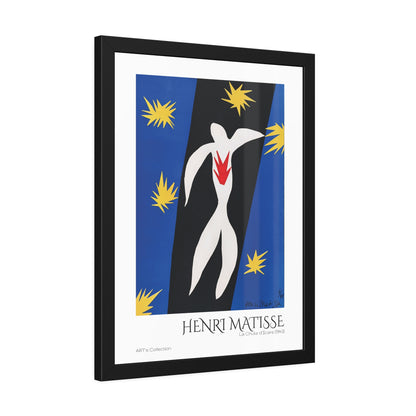 La Chute d'Icare (1943) by Henri Matisse / Affiche Encadrée série ART's Collection