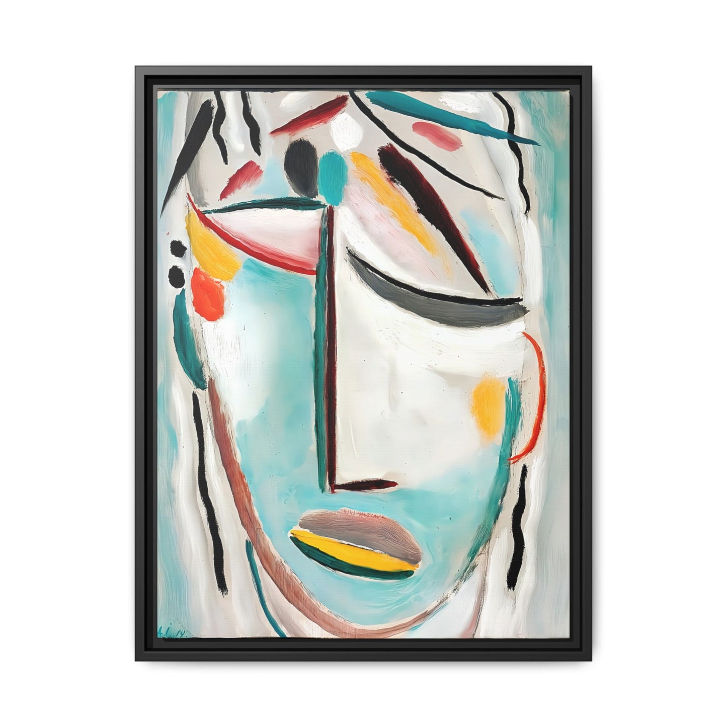 Saviour's face Martyr (1919) by Alexej von Jawlensky  / Toile encadrée sur caisse américaine