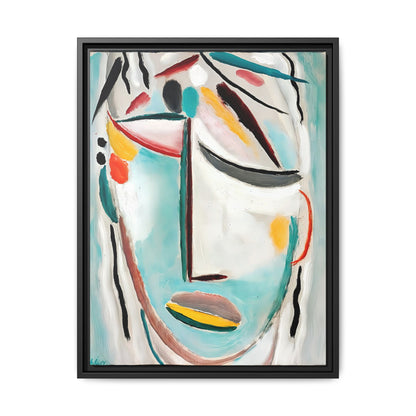 Saviour's face Martyr (1919) by Alexej von Jawlensky  / Toile encadrée sur caisse américaine