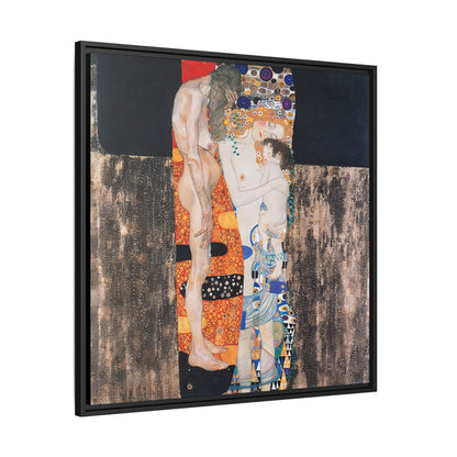 The Three Ages of the Woman (1905) by Gustav Klimt / Toile encadrée sur caisse américaine