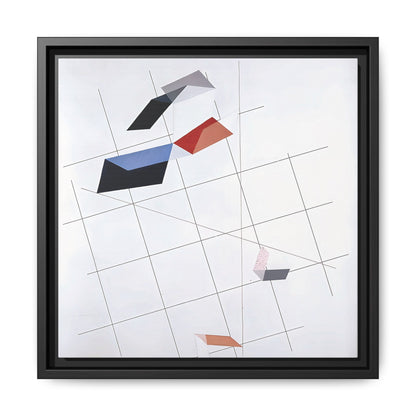 L IV (1936) by László Moholy-Nagy  / Toile encadrée sur caisse américaine