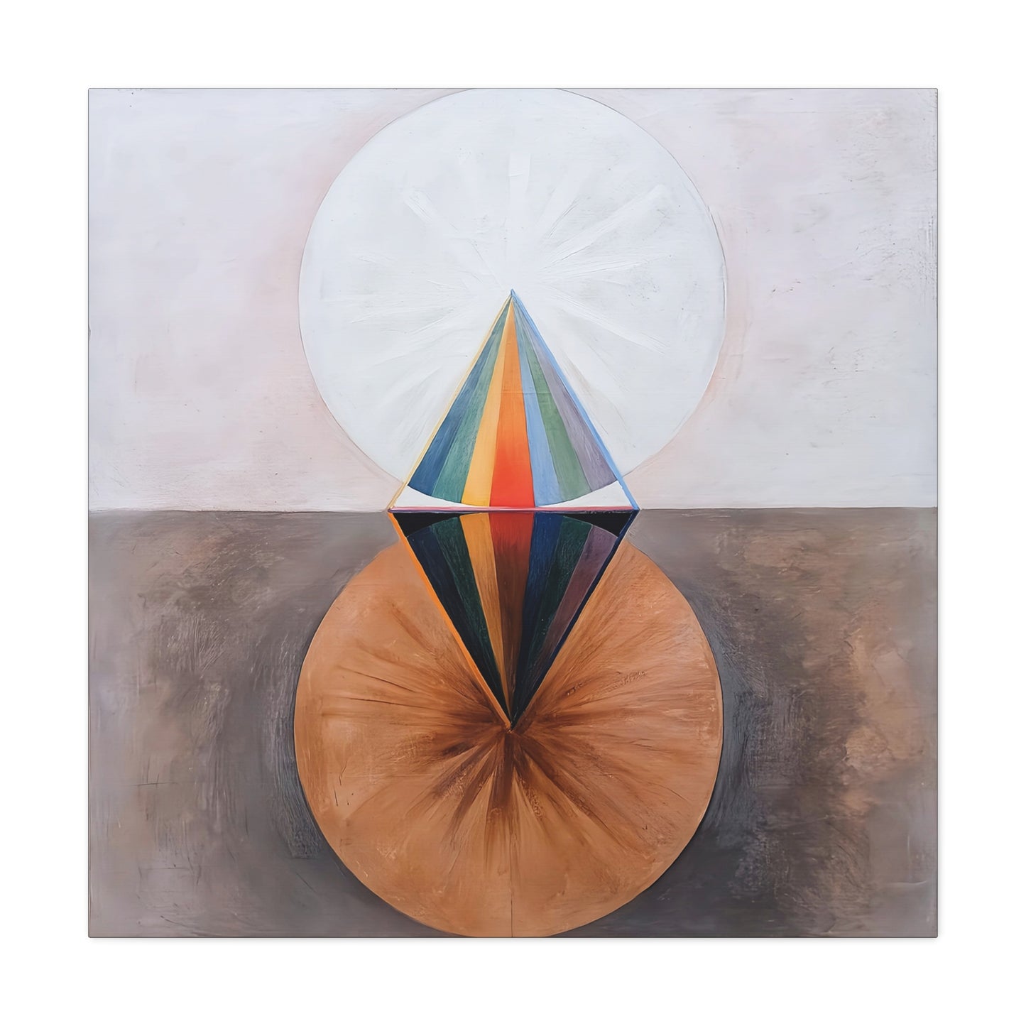 The Swan, No. 12, Group IX-SUW (1915) by  Hilma af Klint / Reproduction Fine Art sur Toile / Large Epaisseur 3.2 cm - 1.25 inch