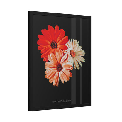 Collection Signature "FLORAL Numéro 7" sur Affiche Encadrée série ART's Collection