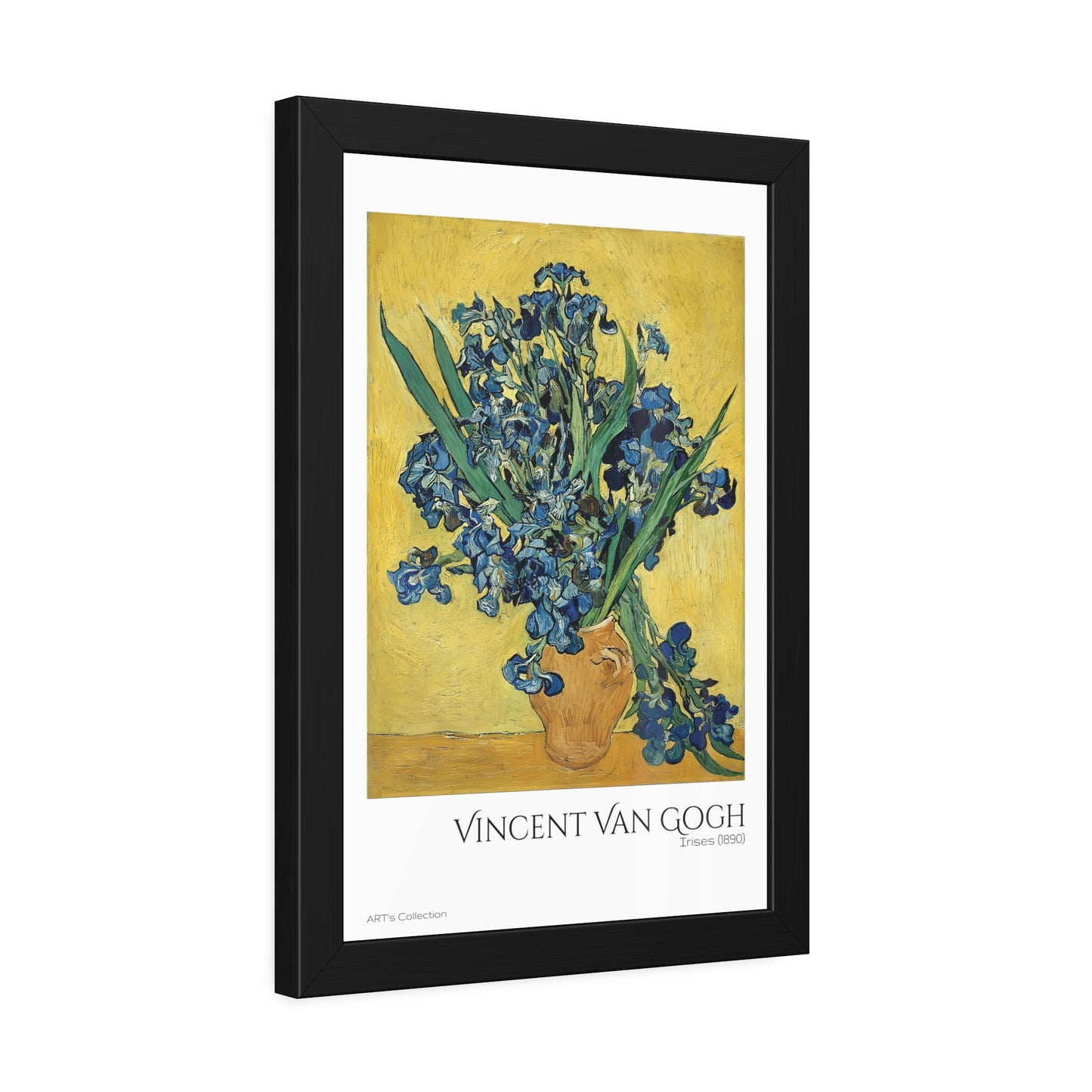 Irises (1890) by Vincent Van Gogh / Affiche Encadrée série ART's Collection
