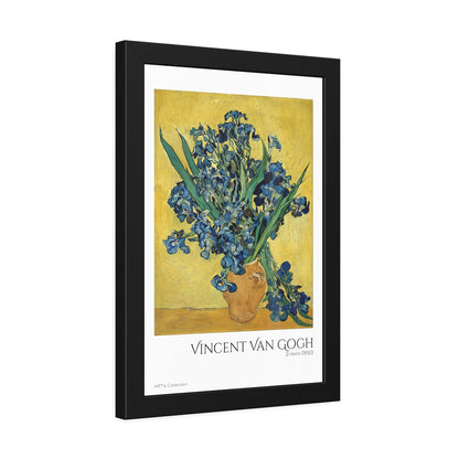 Irises (1890) by Vincent Van Gogh / Affiche Encadrée série ART's Collection