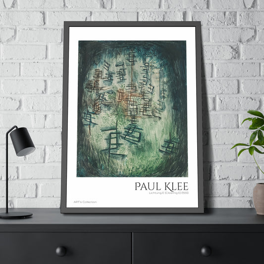 Lichtung E (Clearing E) (1930)  by Paul Klee / Affiche Encadrée série ART's Collection