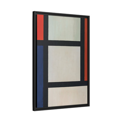 Contra-Composition (1927-28) by Theo van Doesburg  / Toile encadrée sur caisse américaine