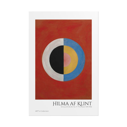 Group IX,SUW, No. 17. The Swan (1914-1915) by Hilma af Klint  / Affiche imprimée - Série ART's Collection