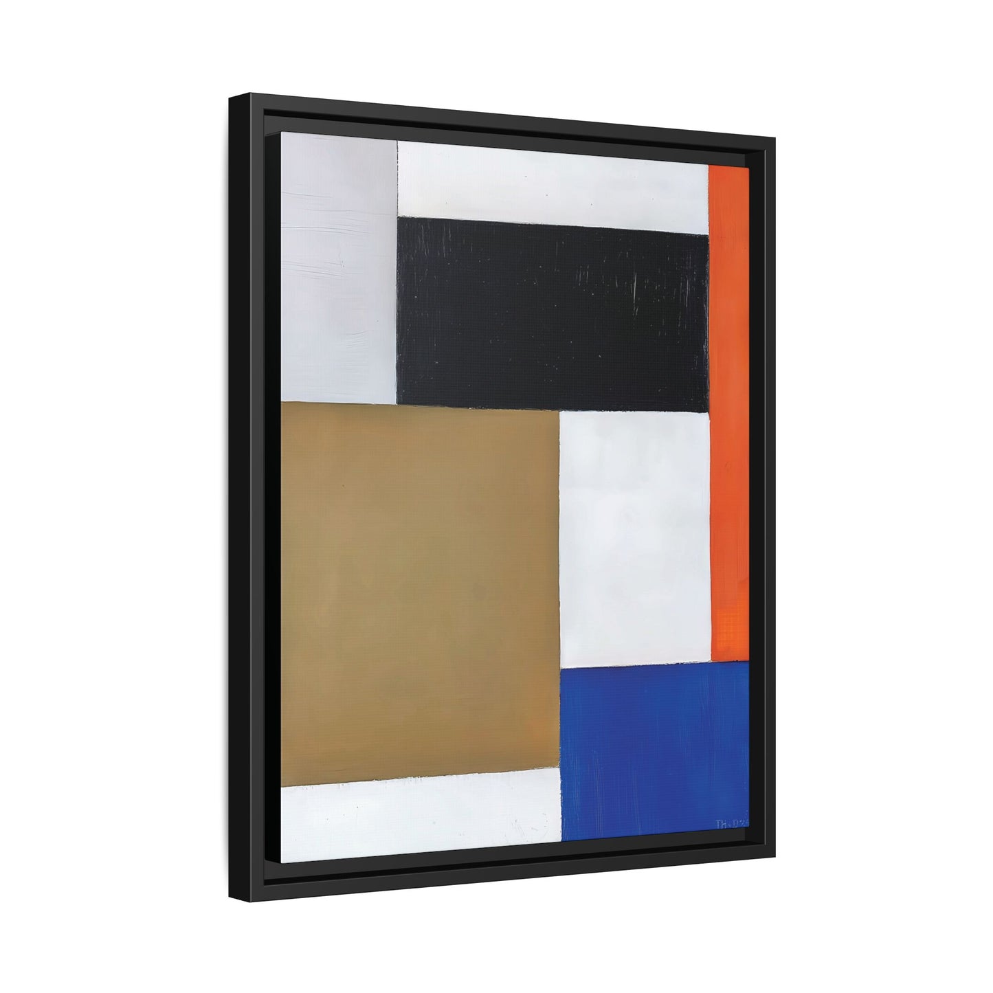 Composition (1923-1924) by Theo van Doesburg  / Toile encadrée sur caisse américaine