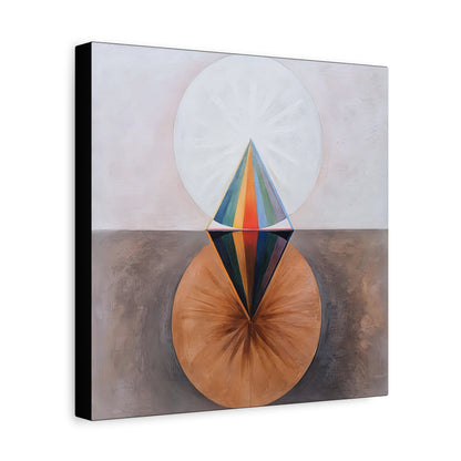 The Swan, No. 12, Group IX-SUW (1915) by  Hilma af Klint / Reproduction Fine Art sur Toile / Large Epaisseur 3.2 cm - 1.25 inch
