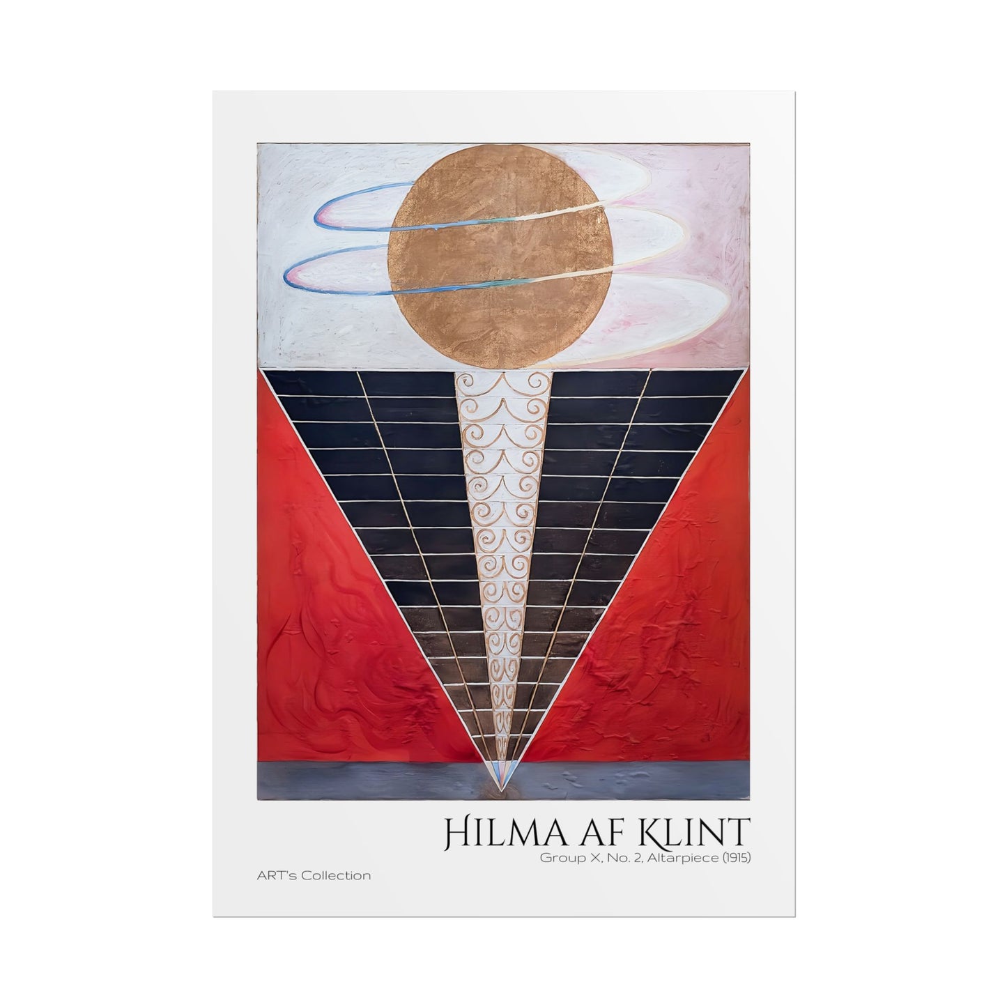 Group X No 2 Altarpiece (1915) by Hilma af Klint  / Affiche imprimée - Série ART's Collection