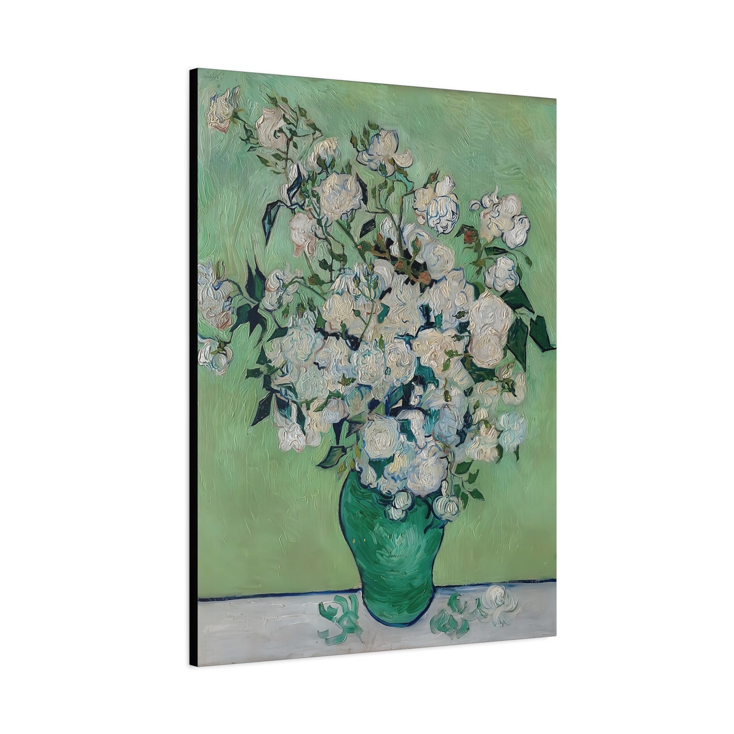 Roses (1890) by Vincent van Gogh  / Reproduction Fine Art sur Toile / Epaisseur 3,2cm - 1'25 po