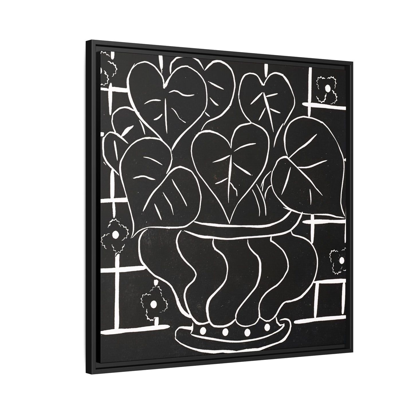 Corbeille de bégonias I (1938) by Henri Matisse / Toile encadrée sur caisse américaine