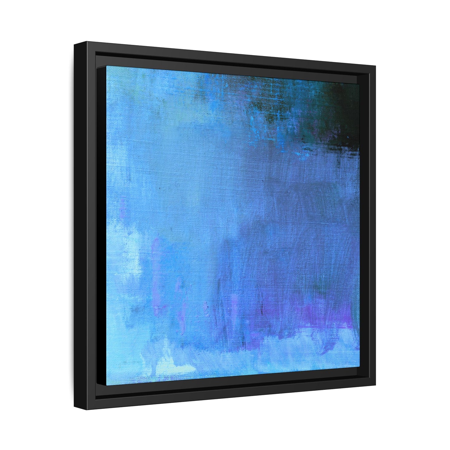 Tableau Contemporain Azuréen "Série Sign Collections" / Toile encadrée sur caisse américaine