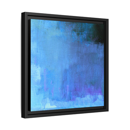 Tableau Contemporain Azuréen "Série Sign Collections" / Toile encadrée sur caisse américaine