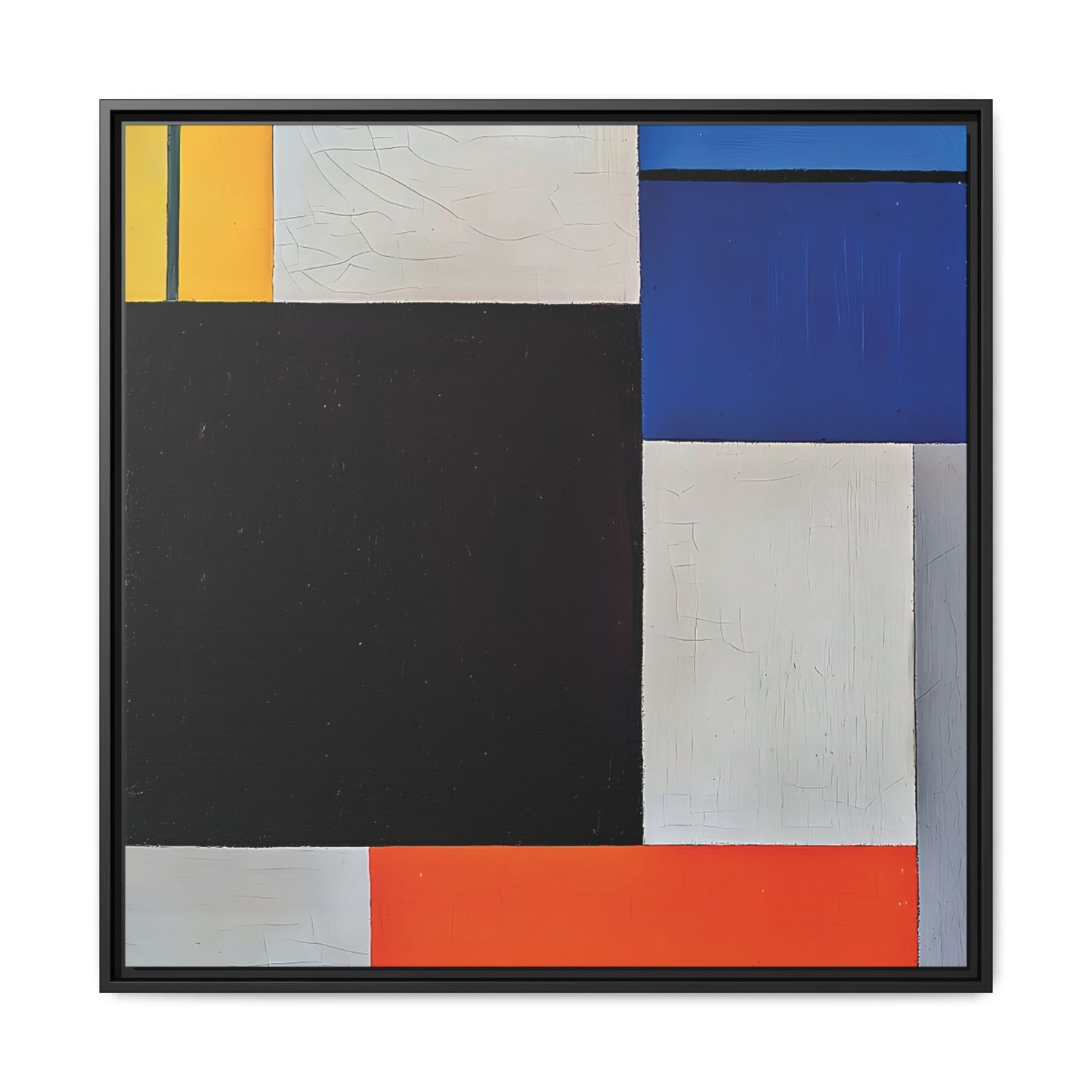Composition XXI (1923) by Theo van Doesburg  / Toile encadrée sur caisse américaine