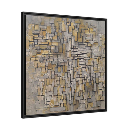 Tableau Numéro 2 Composition VII (1913) by  Piet Mondrian  / Toile encadrée sur caisse américaine