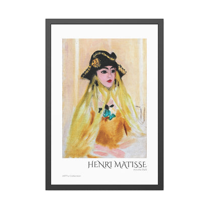 Ancilla (1921) by Henri Matisse  / Affiche Encadrée série ART's Collection