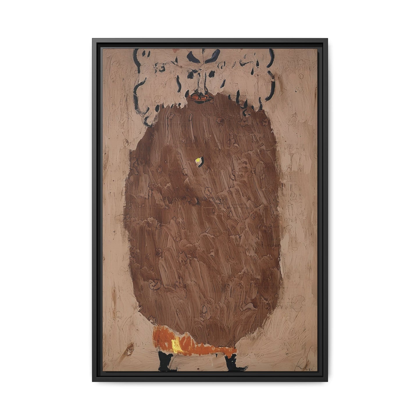 Wüsten-Räuber (1938) by Paul Klee / Toile encadrée sur caisse américaine