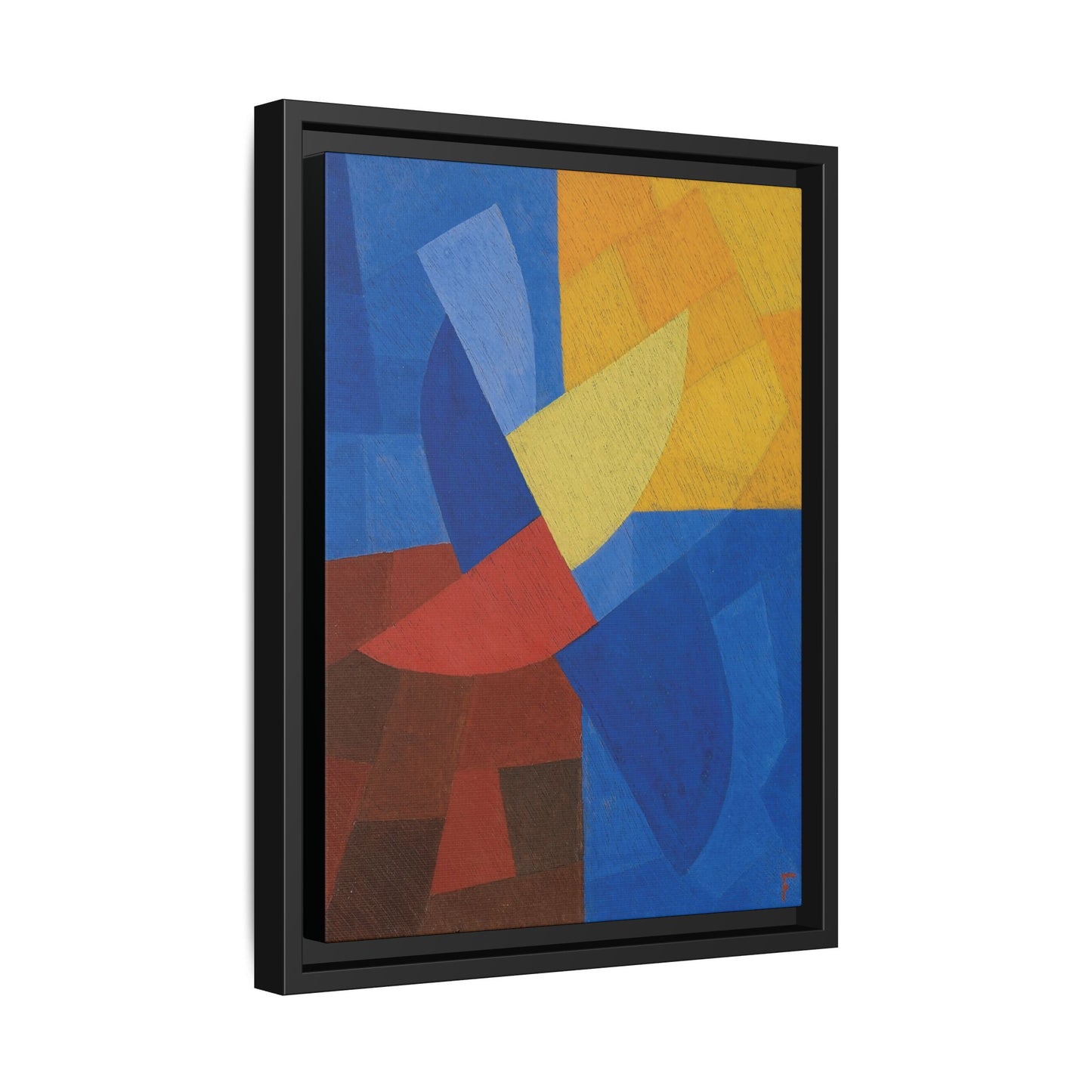 Composition (around 1932) by Otto Freundlich   / Toile encadrée sur caisse américaine
