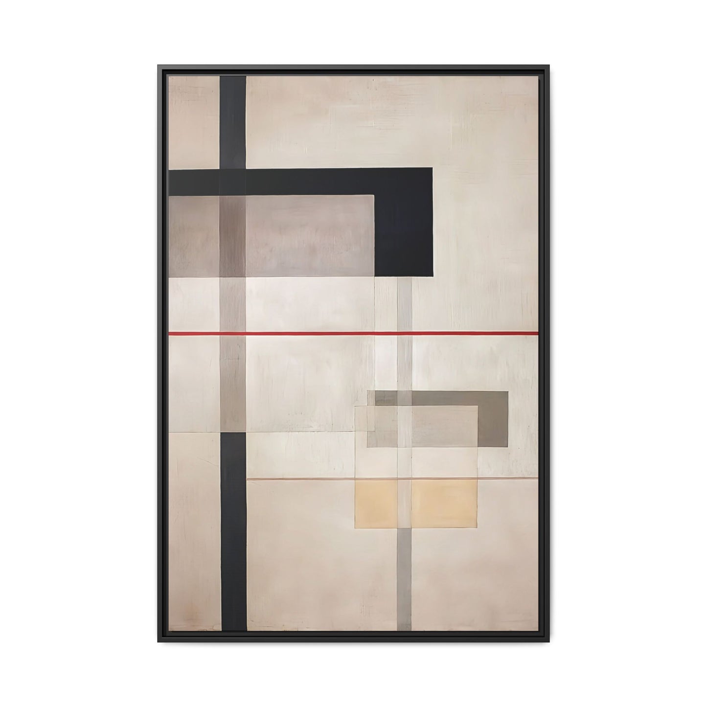K VII (1922) by László Moholy-Nagy  / Toile encadrée sur caisse américaine