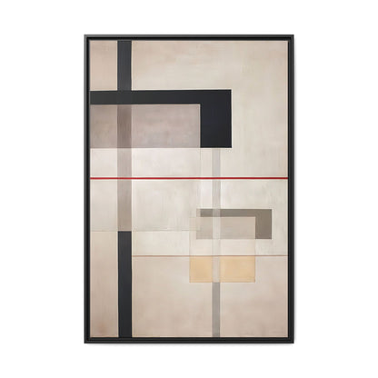 K VII (1922) by László Moholy-Nagy  / Toile encadrée sur caisse américaine