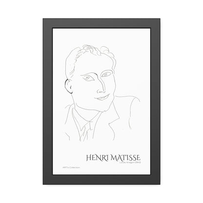 Louis Aragon (1943) by Henri Matisse / Affiche Encadrée série ART's Collection