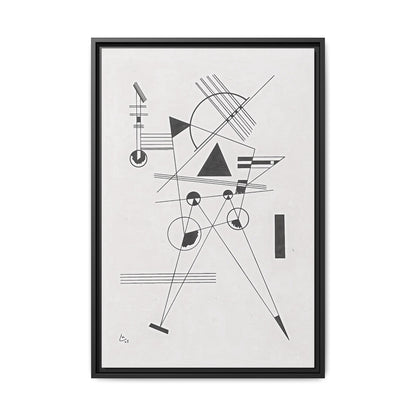 Wassily Kandinsky / Lithographie No. 1 (1925) / Toile encadrée sur caisse américaine
