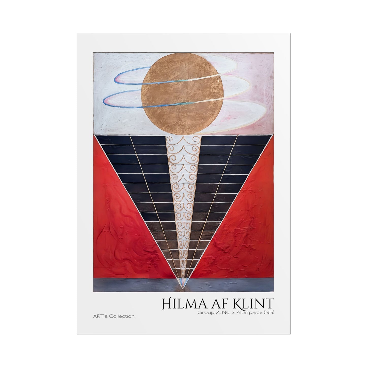 Group X No 2 Altarpiece (1915) by Hilma af Klint  / Affiche imprimée - Série ART's Collection