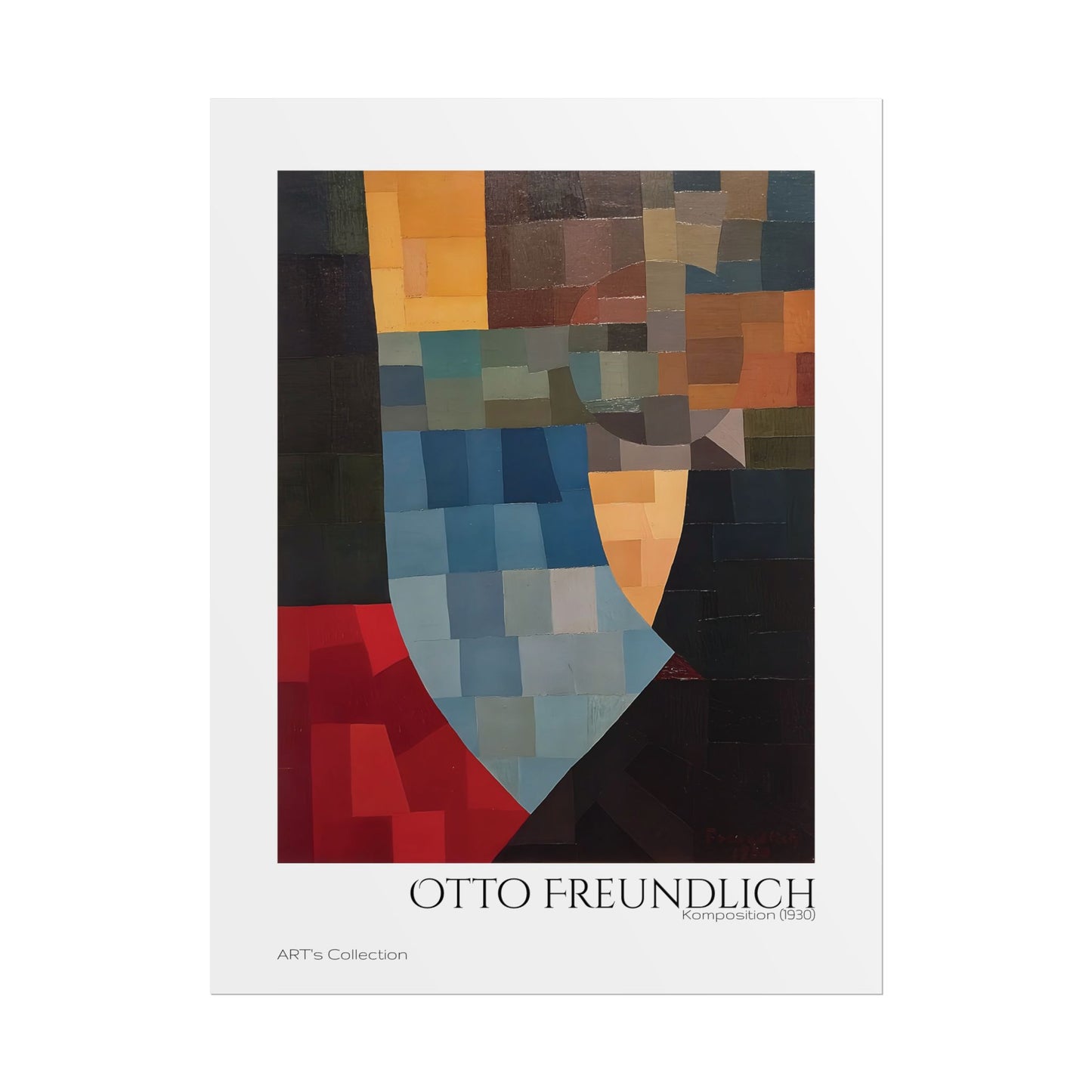 Komposition (1930) by Otto Freundlich / Affiche imprimée - Série ART's Collection