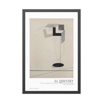 Kestnermappe Proun, Rob. Levnis and Chapman GmbH Hannover #2 (1923) by El Lissitzky / Affiche Encadrée série ART's Collection