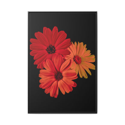 Collection Signature "FLORAL Numéro 1" sur Toile encadrée avec caisse américaine