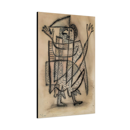 Maske mit Sense (1927) by Paul Klee  / Reproduction Fine Art sur Toile / Epaisseur 3.2 cm - 1.25 inch